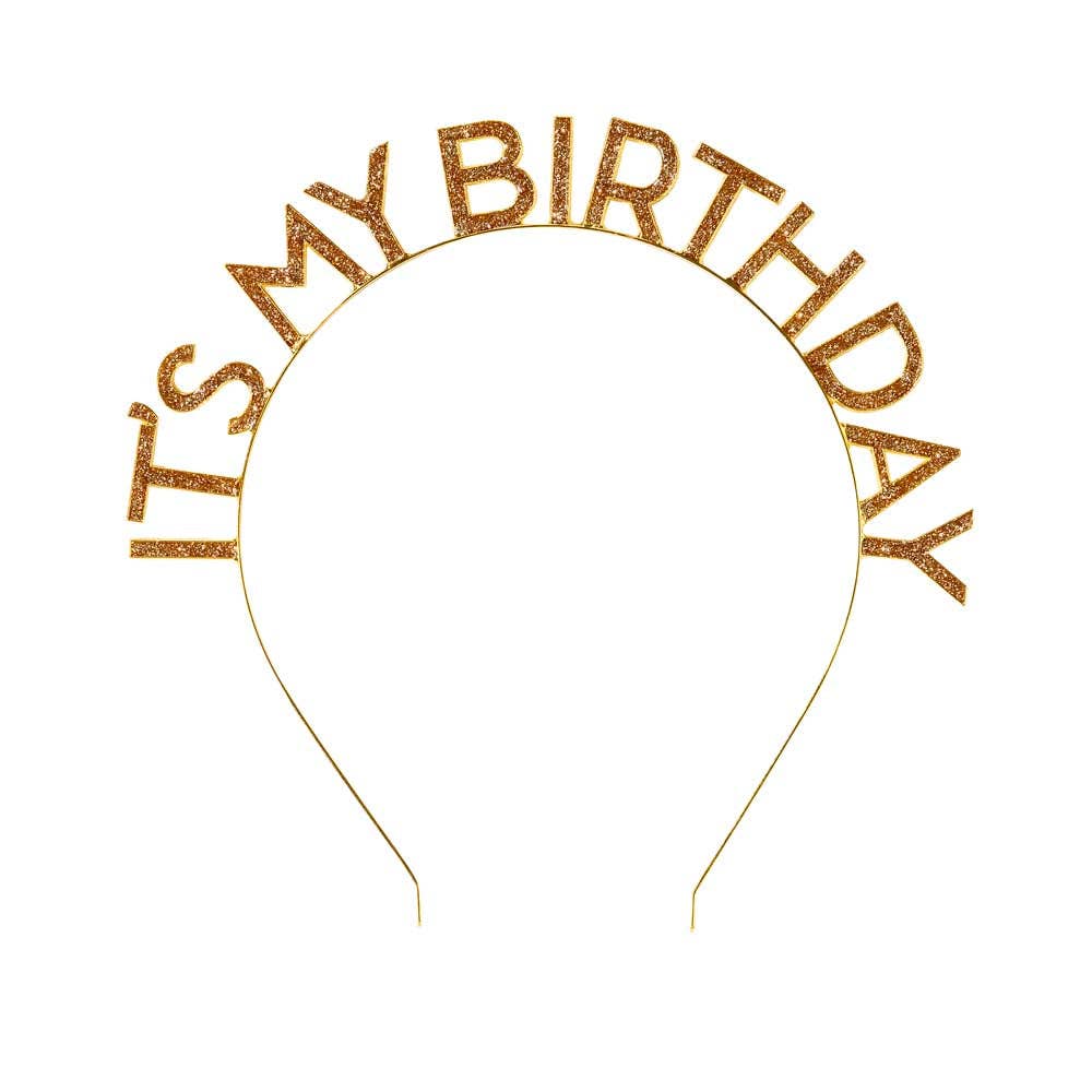 Gold It’s My Birthday Headband | Birthday Party |