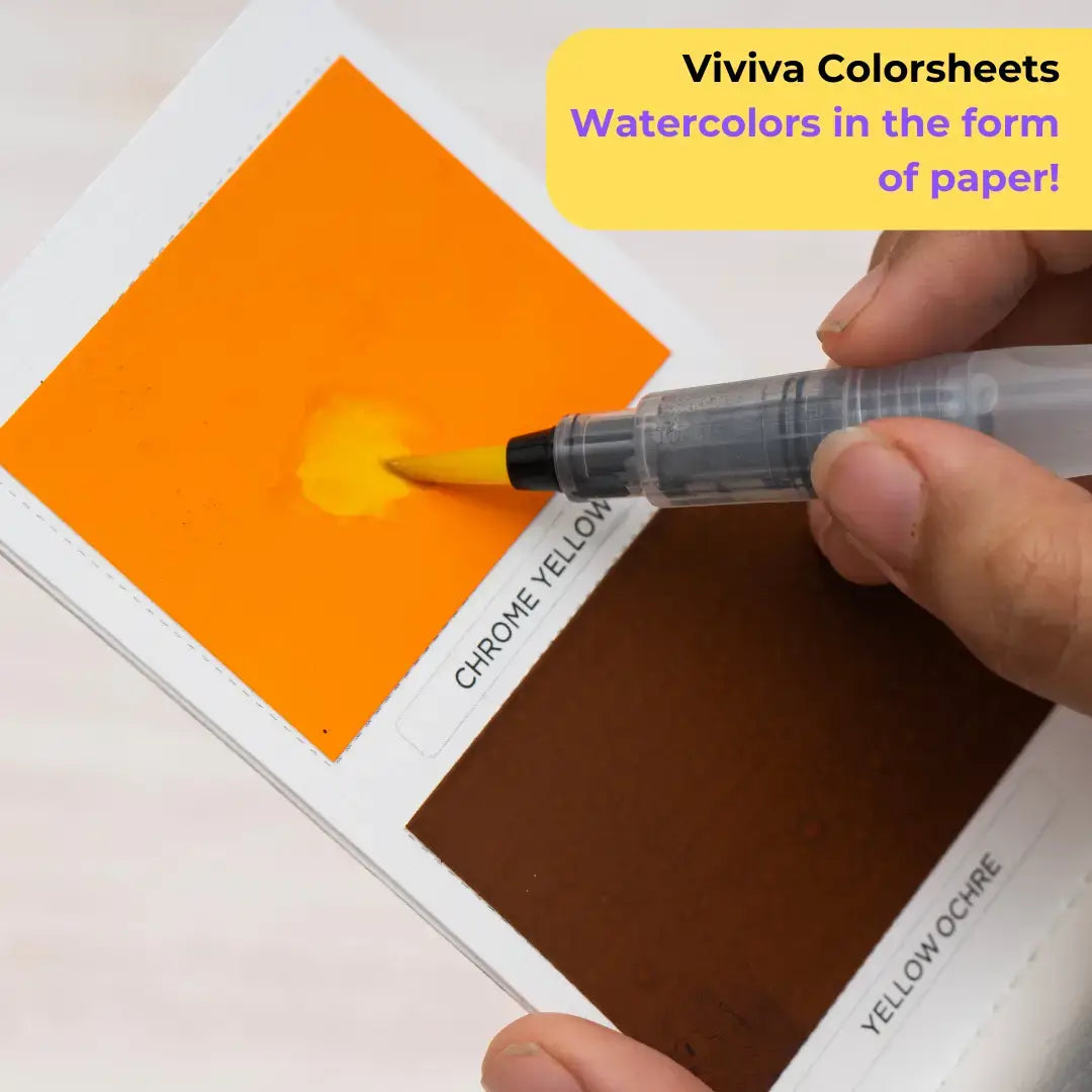 A6 Cork -  Meditative with Art Kit - Floral