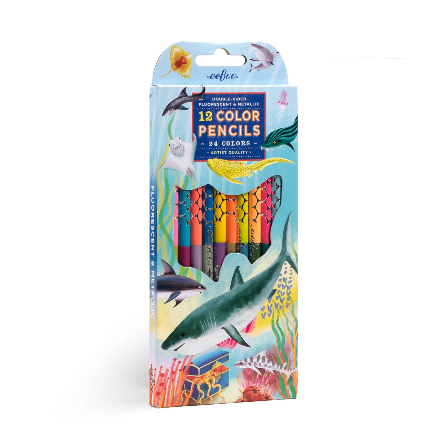 Shark 12 Double-Sided Special Pencils