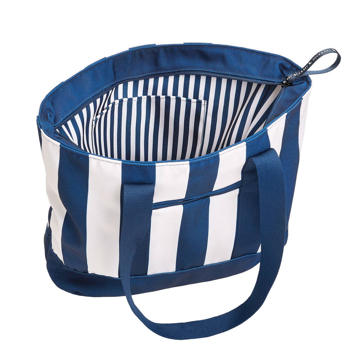 Dock & Bay Canvas Beach Bags - Whitsunday Blue: One Size