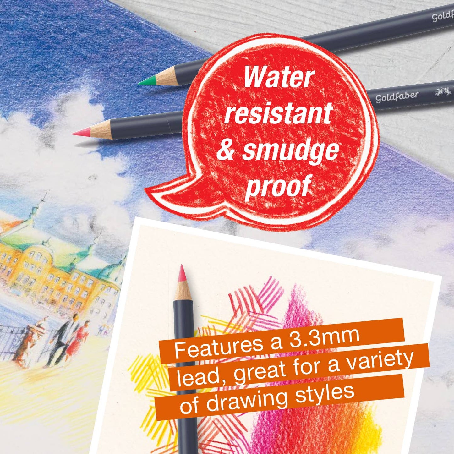 Goldfaber Color Pencils - Tin of 24