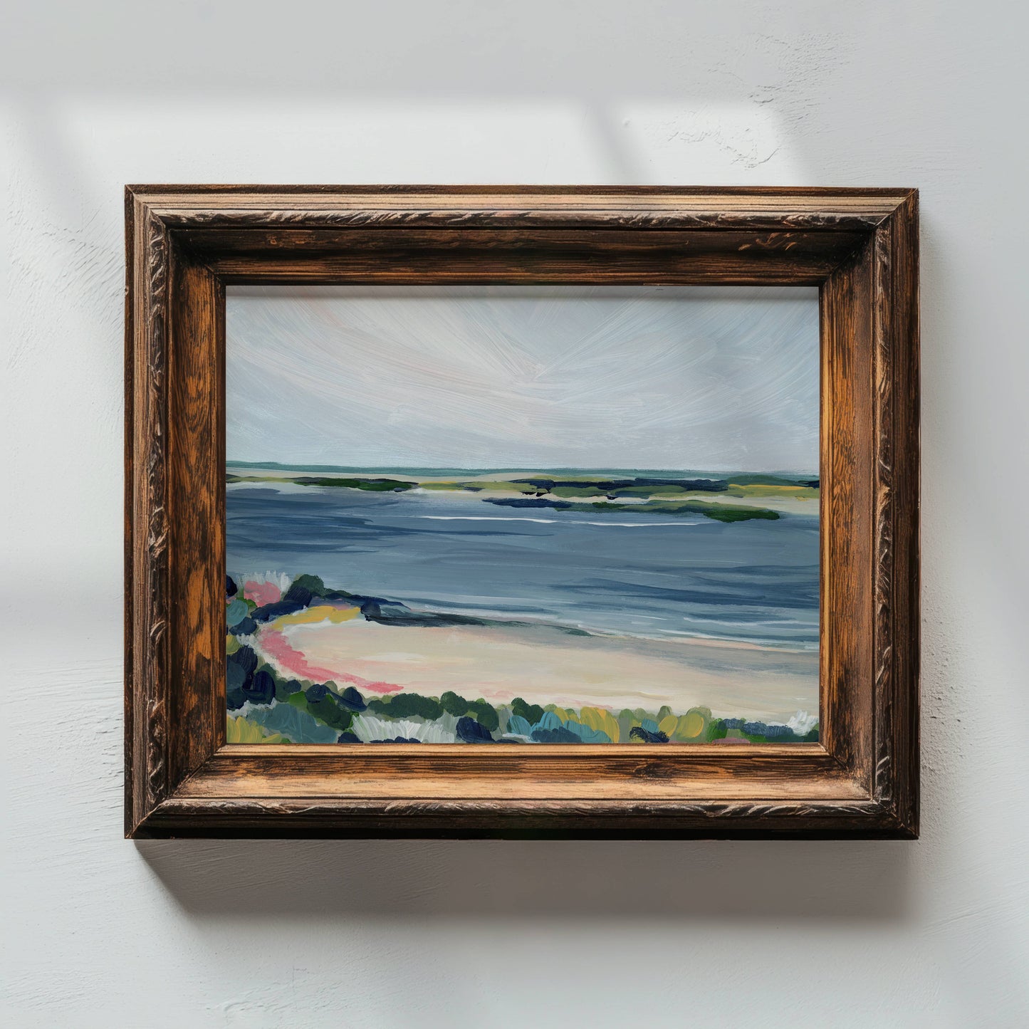 Chatham Bars View, Unframed Print on Flat Canvas: 8 x 10