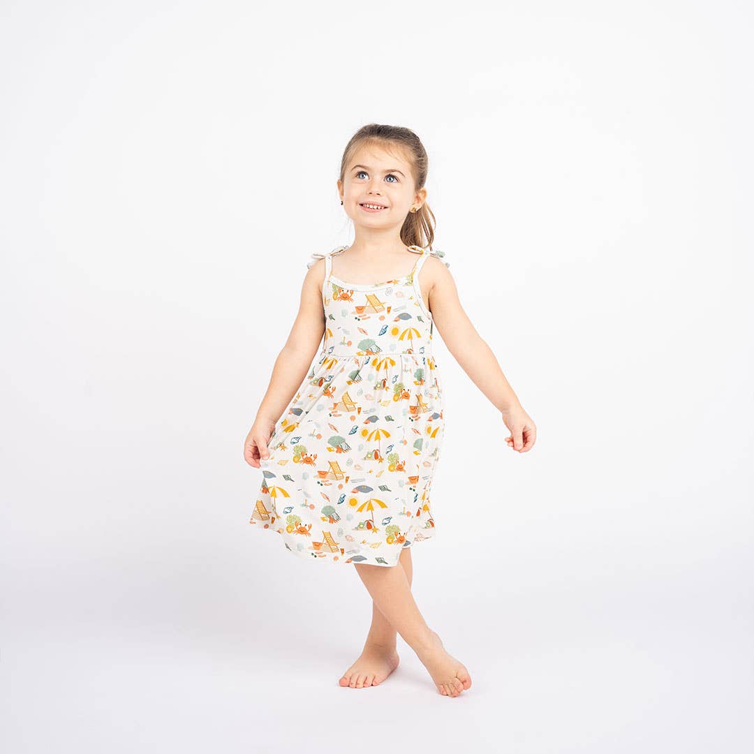 Beach Day Summer Baby & Kids Bamboo Dress: 18-24M
