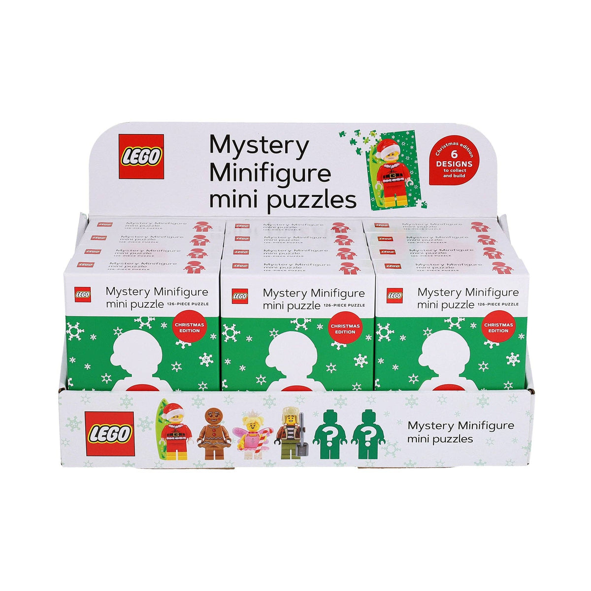 LEGO Mystery Minifigure Mini Puzzle (Christmas Edition Green) 12-Copy CDU