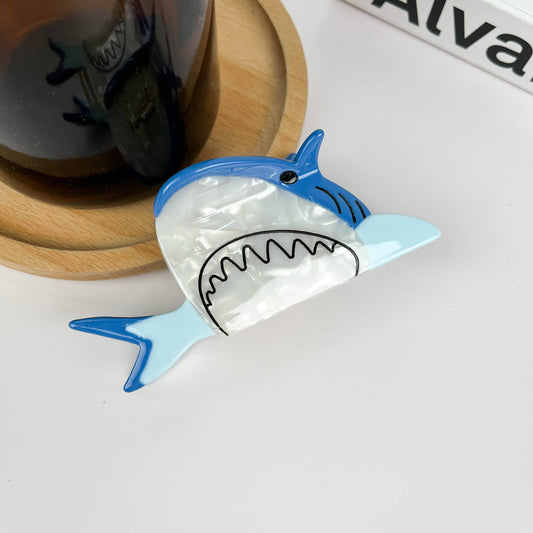 Shark Acetate Hair Clip,Animal Claw Clips