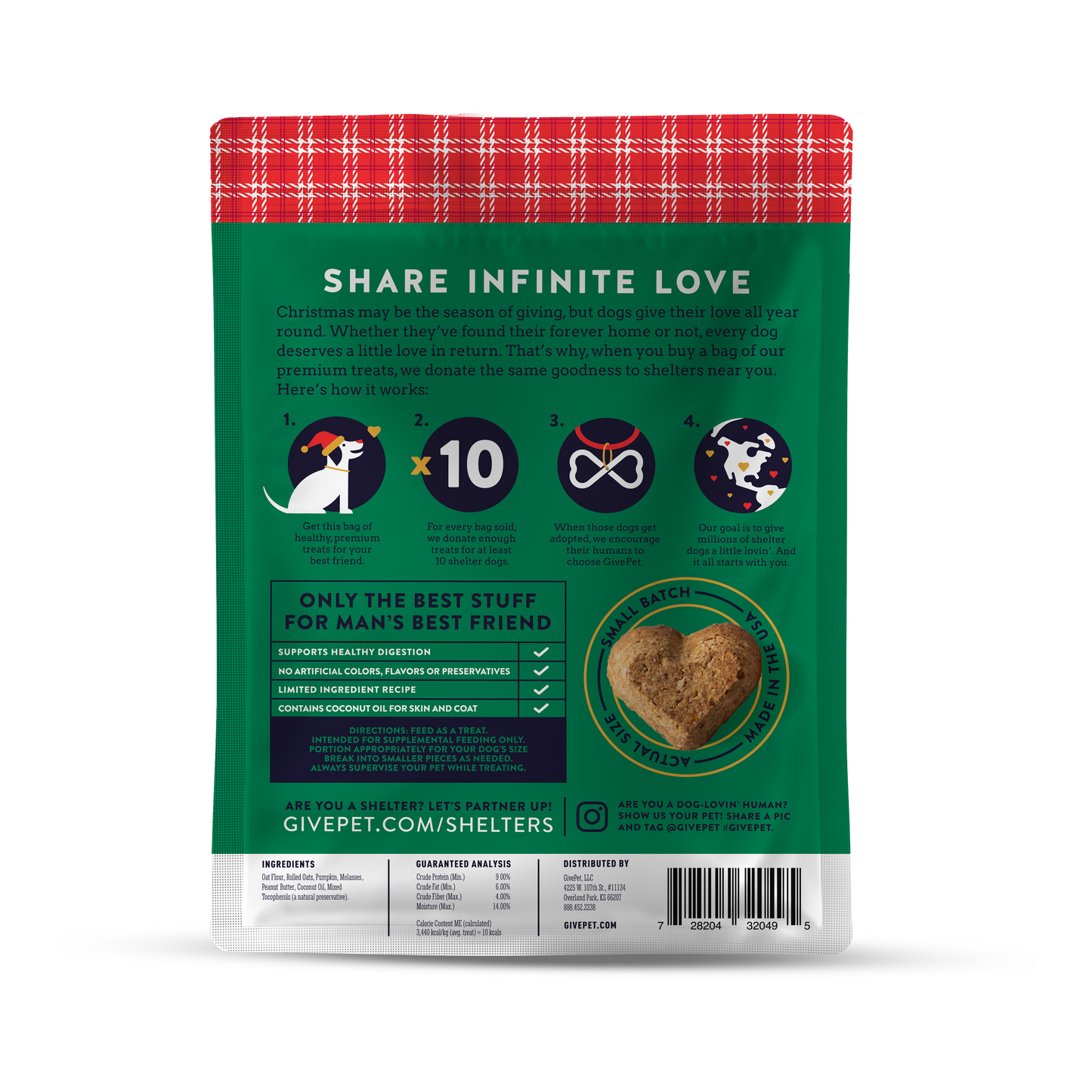 GivePet Snowbound Hound Holiday Dog Treat