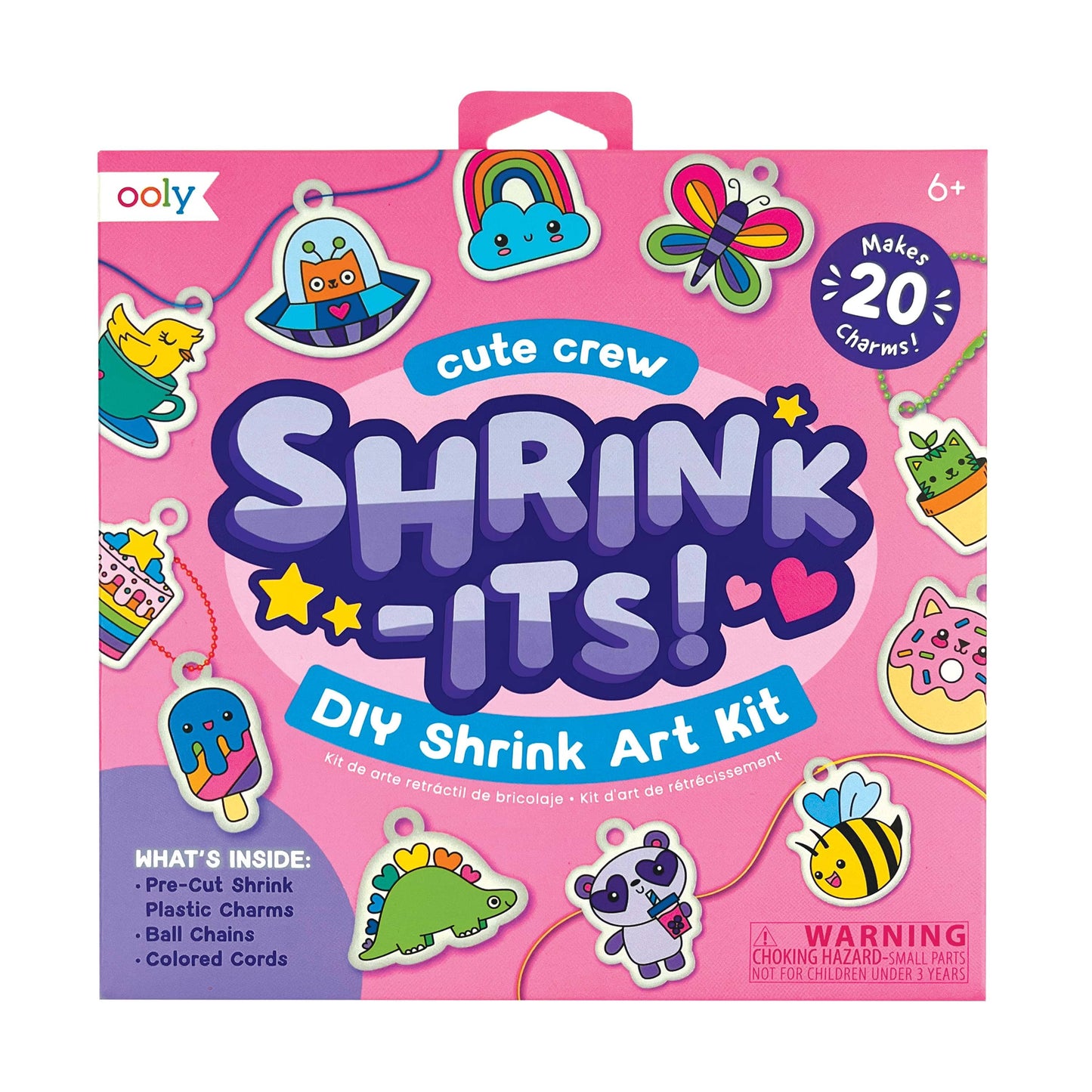 Shrink-Its! DIY Shrink Art Kit - Cute Crew (28 PC Set)