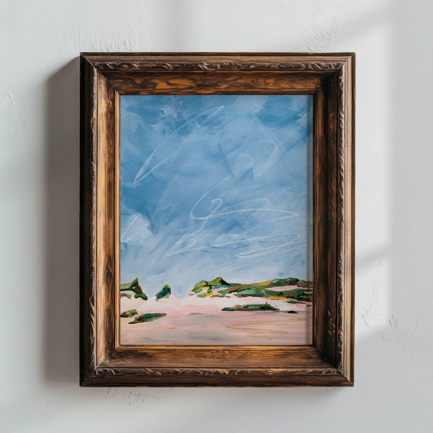 Dune Sky, Unframed Print on Flat Canvas
