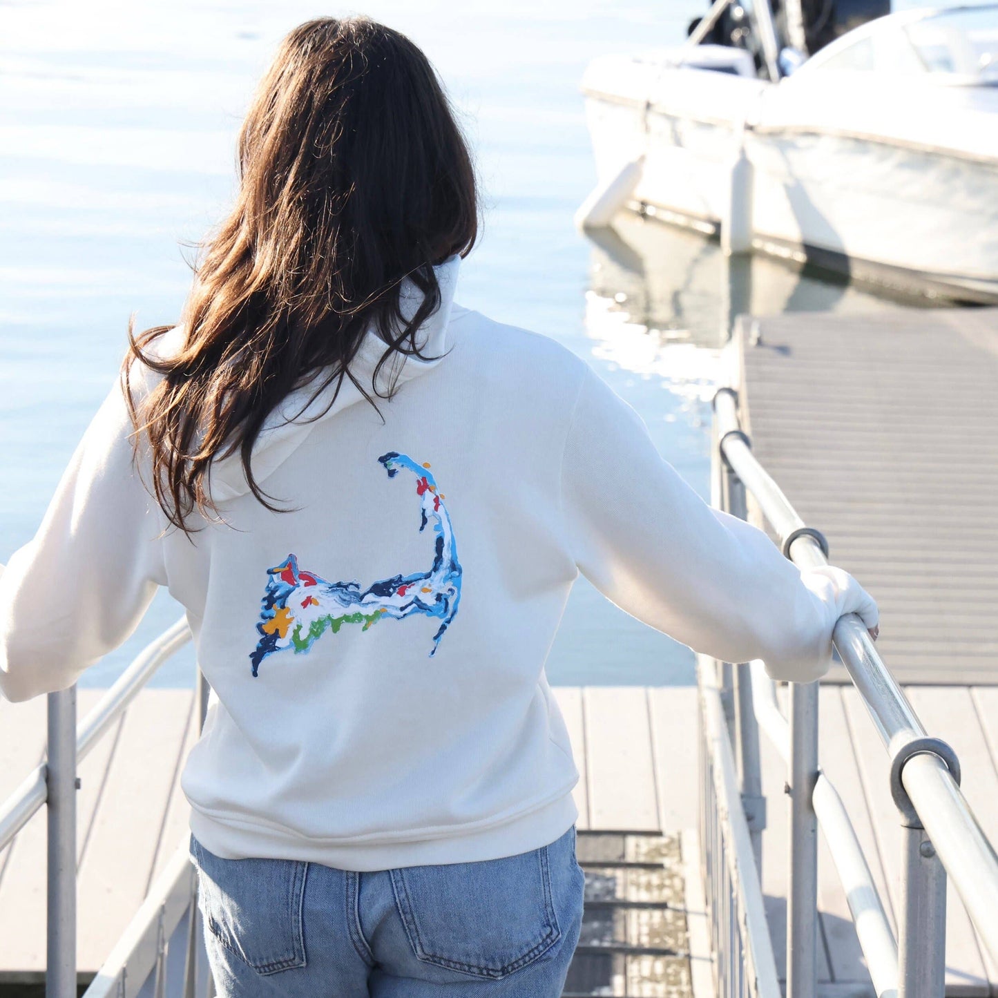 Cape Cod Mid Length Hoodie - Small