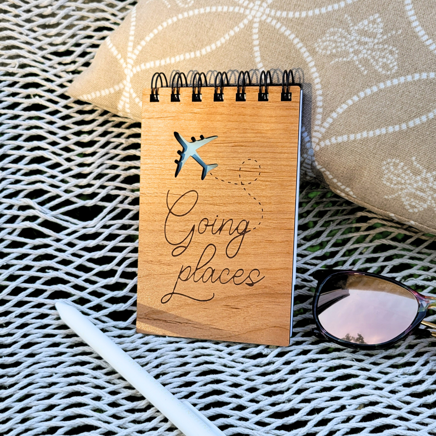 Going Places Pocket Notebook - Mini Travel Journal, Notepad