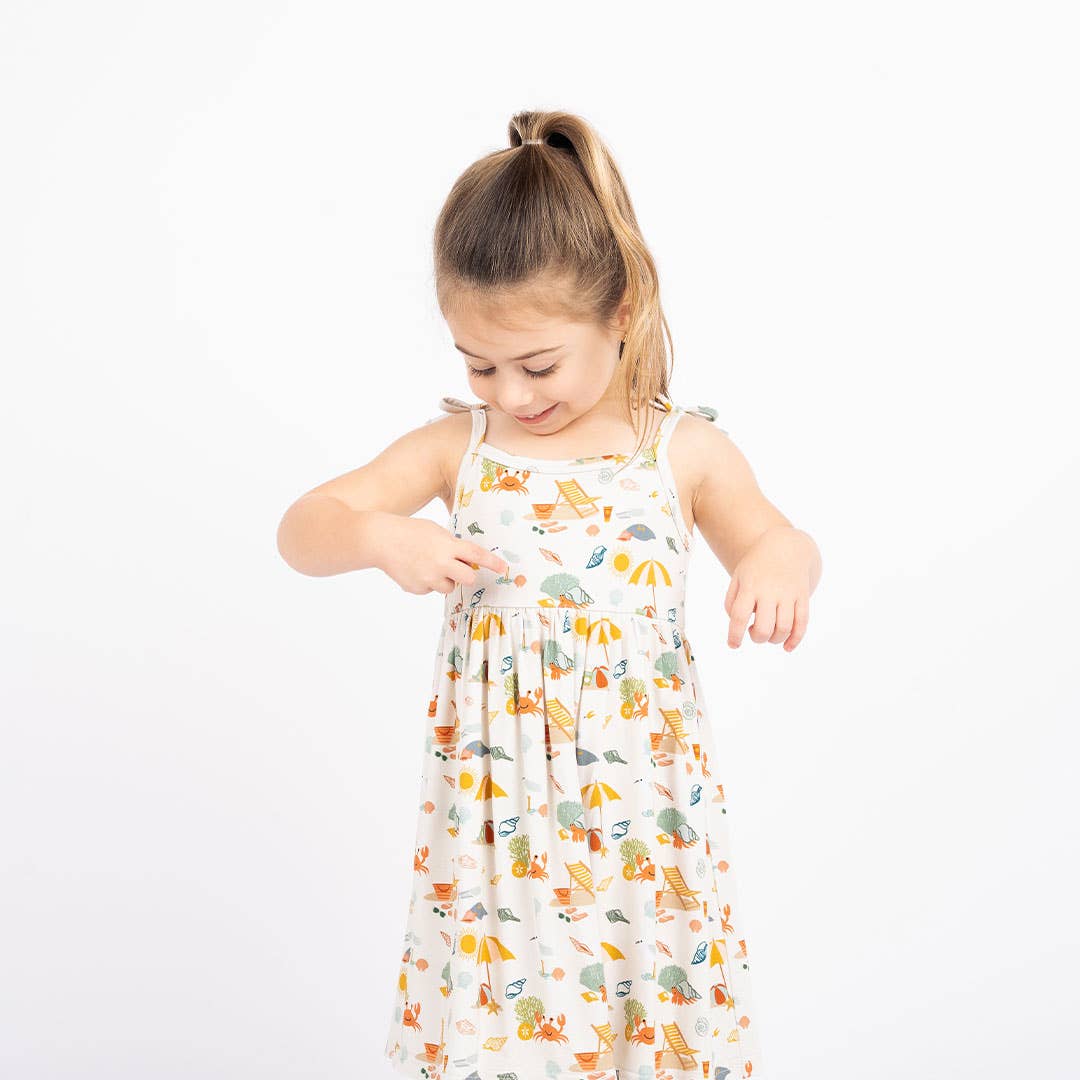 Beach Day Summer Baby & Kids Bamboo Dress: 18-24M