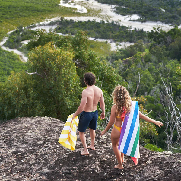 Rainbow Skies Beach Towels