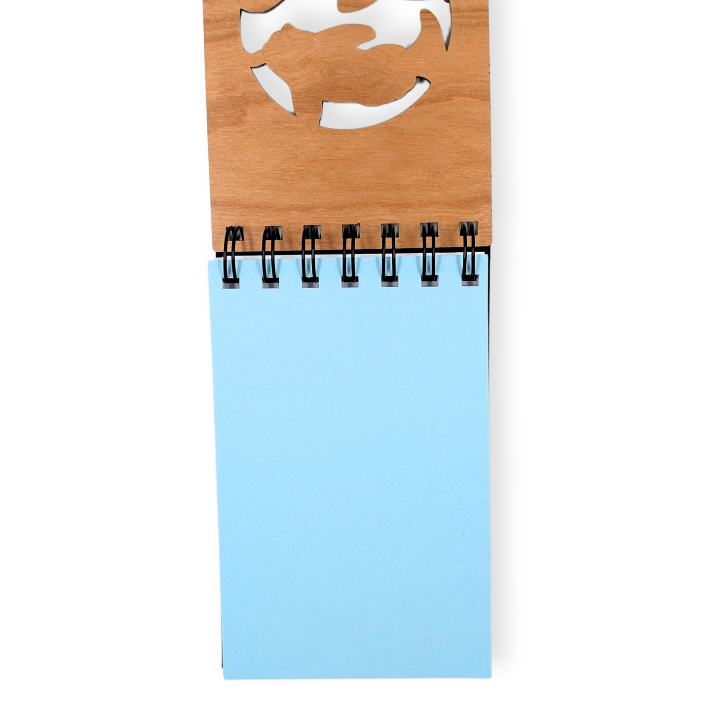 Koi Pond Wood Pocket Notebook - Notepad