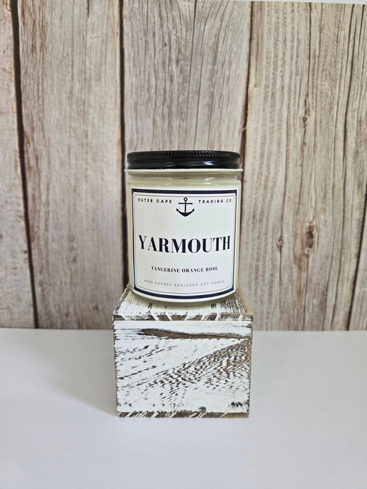 Yarmouth Cape Cod Soy Wax Crackling Wooden Wick Candle wholesale bulk