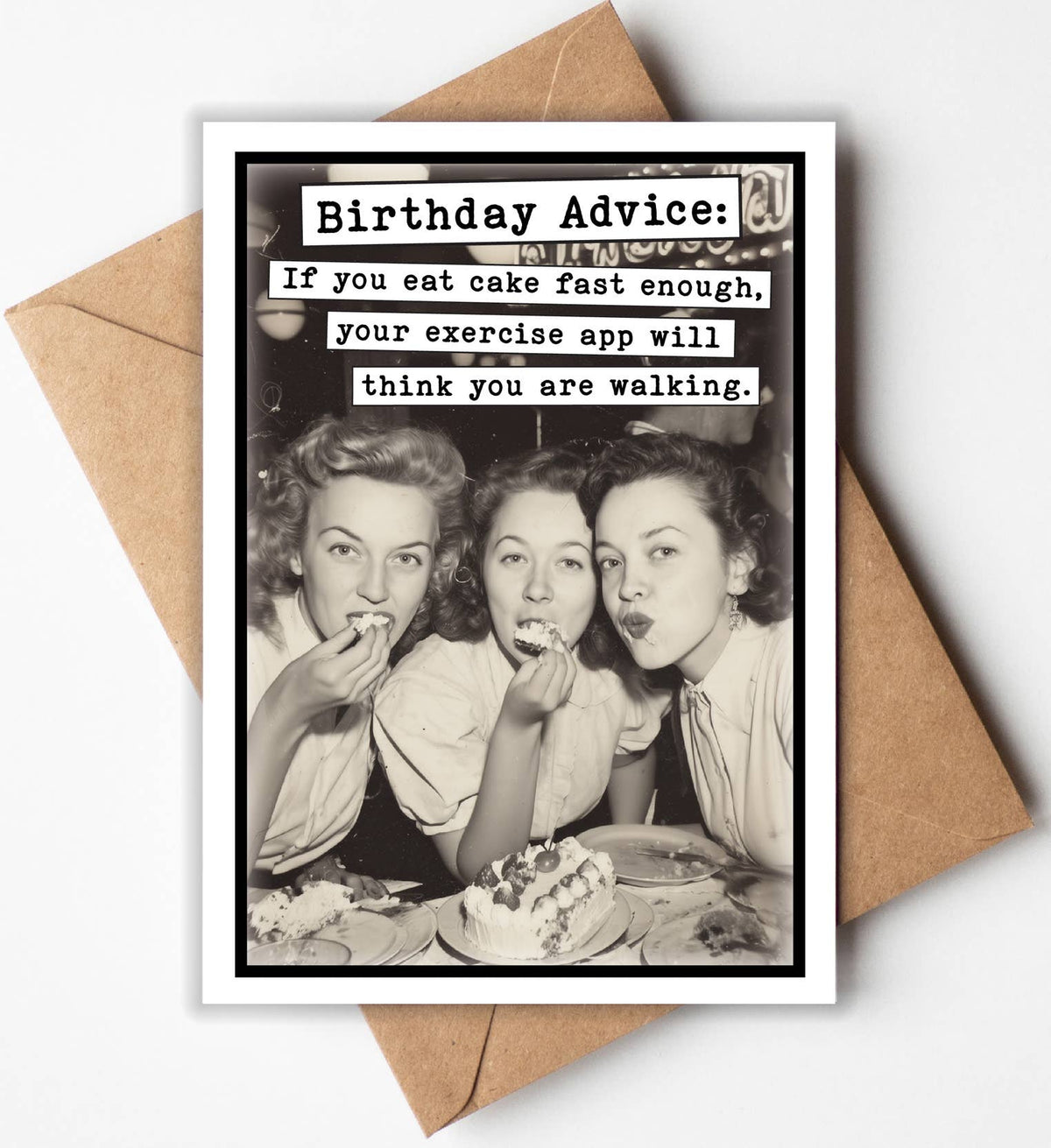 Cake Funny Birthday Card