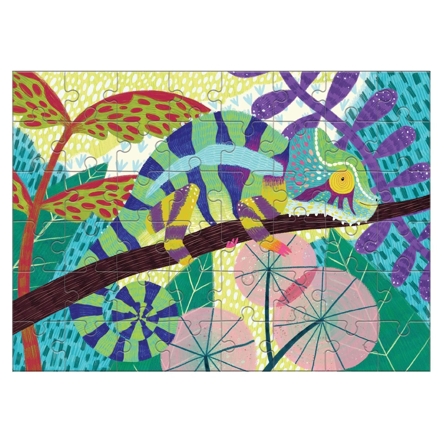 Panther Chameleon 48 Piece Mini Puzzle