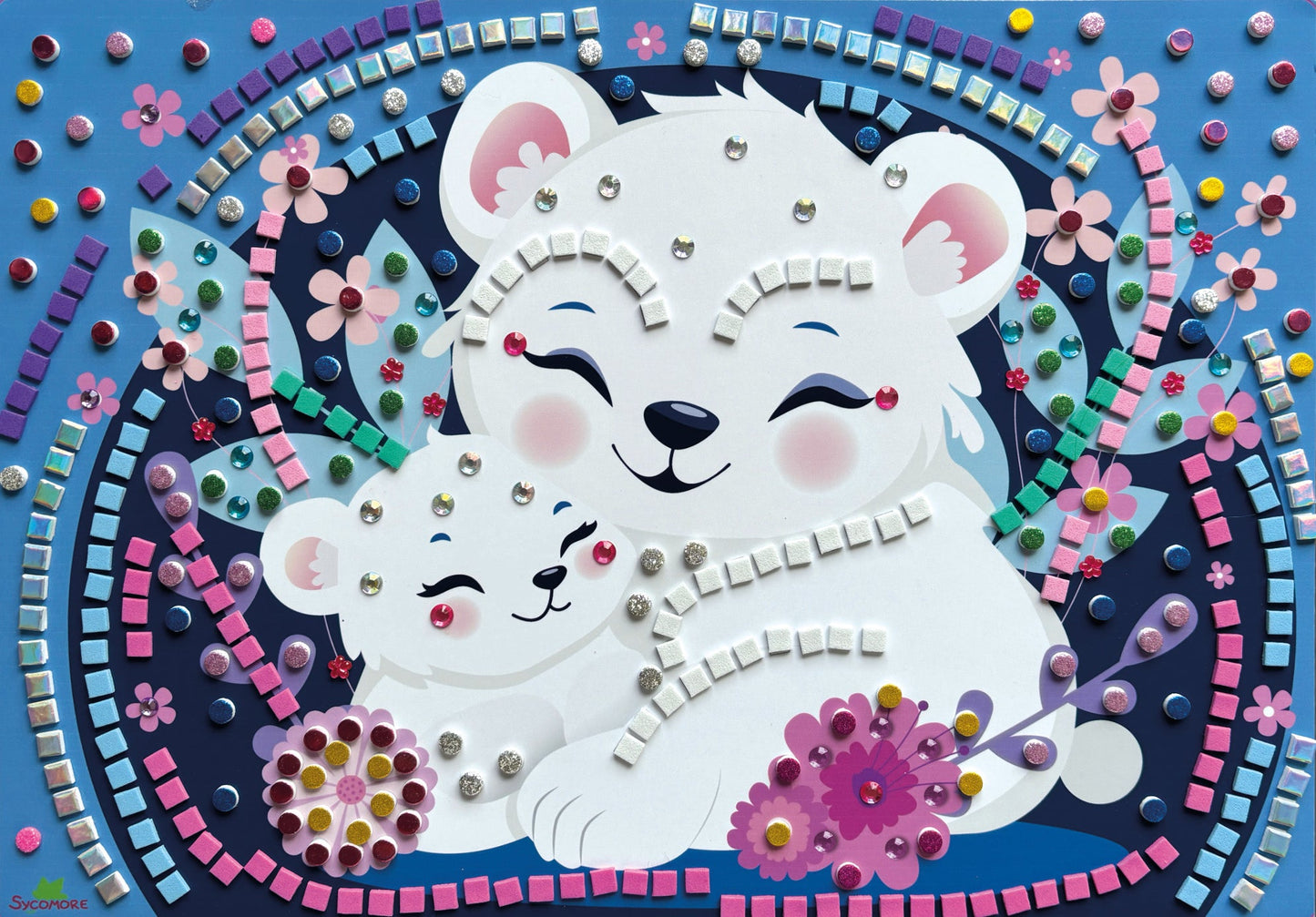Stick'N Fun - XL Mosaics Cuddly Animals - 5y+