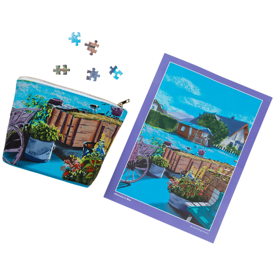Canvas Classics Afternoon in Blue 500 piece puzzle