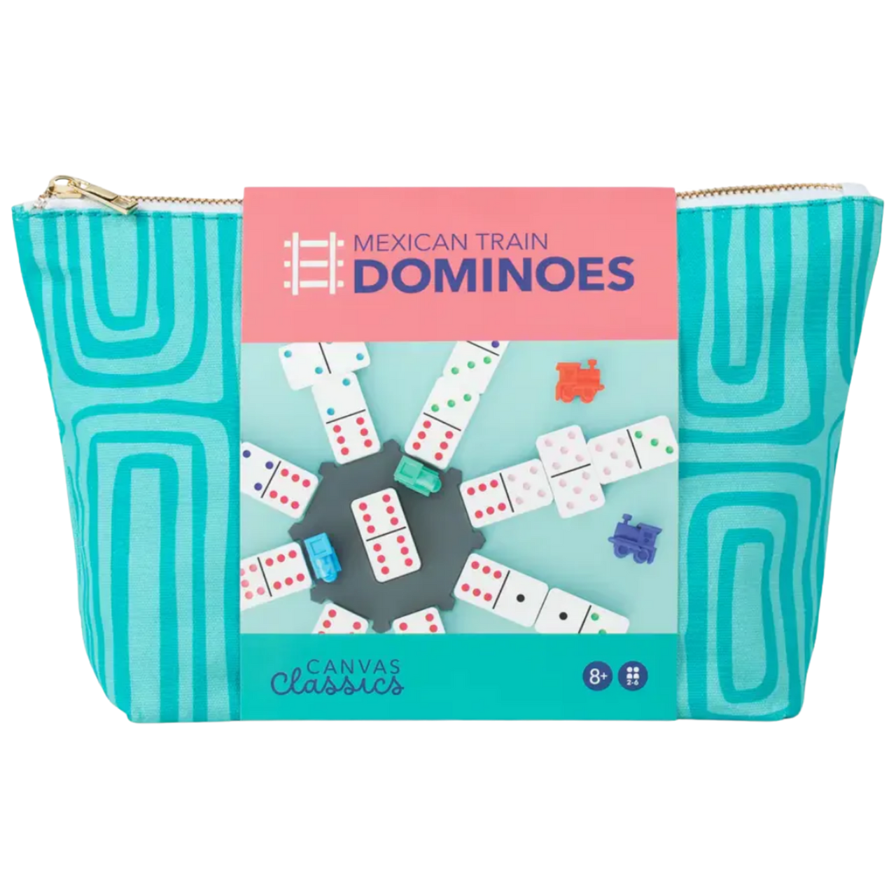 Canvas Classics Mexican Train Dominoes travel set