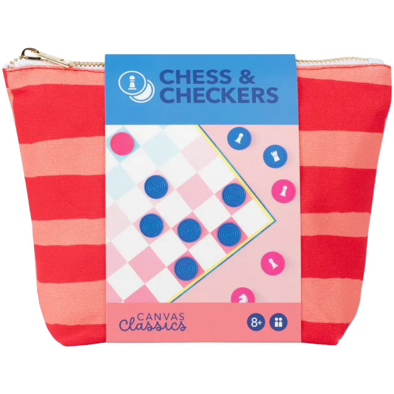 Canvas Classics Chess and Checkers travel set