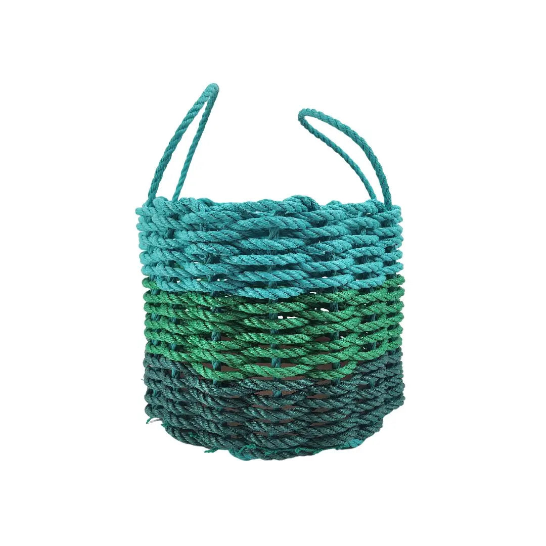 Green Ombre Rope Storage Basket