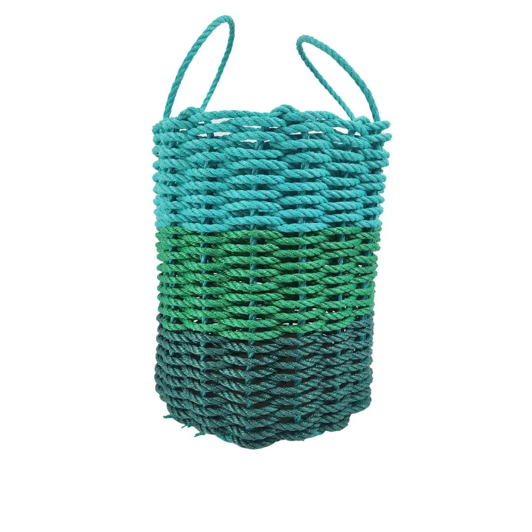 Green Ombre Rope Storage Basket