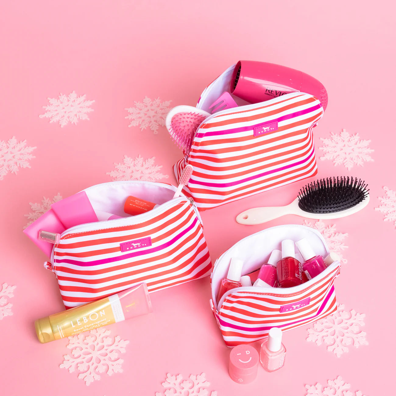 Triple Threat Make Up Bag Set - Fit To Be Tide