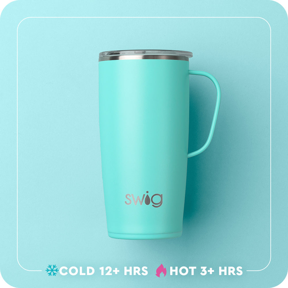Keeps cold 12+ hours, hot 3+ hours