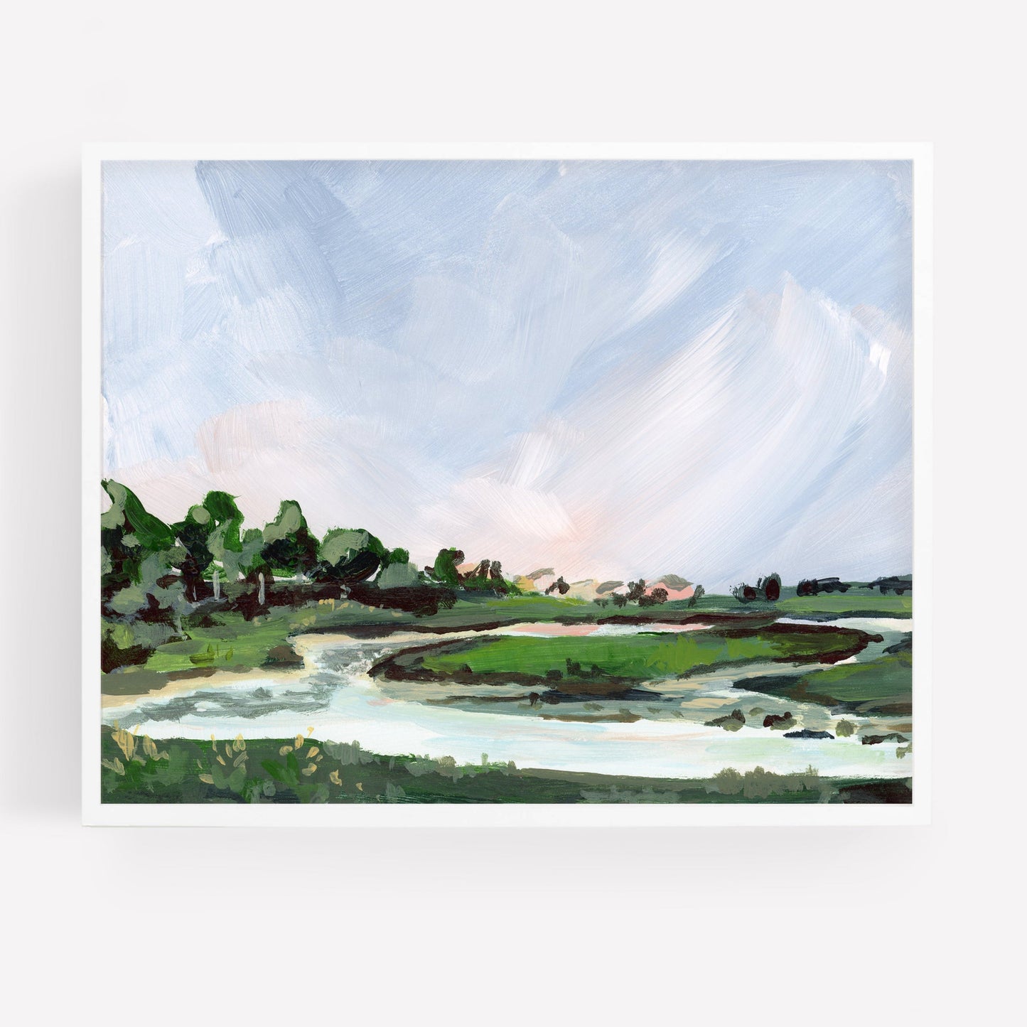 Coastal River Bend, Ogunquit, Maine, Fine Art Print