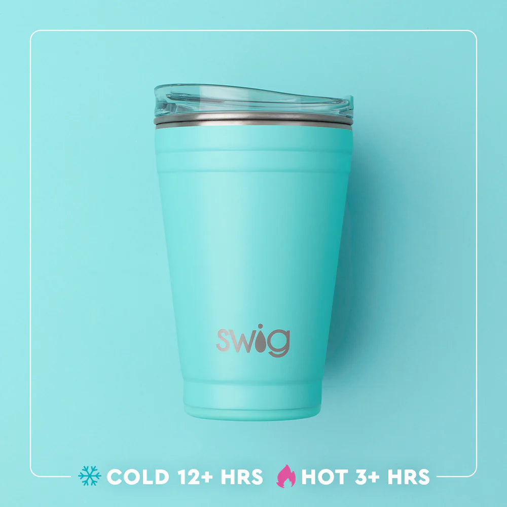 Sherbet Stripe Party Cup 18oz