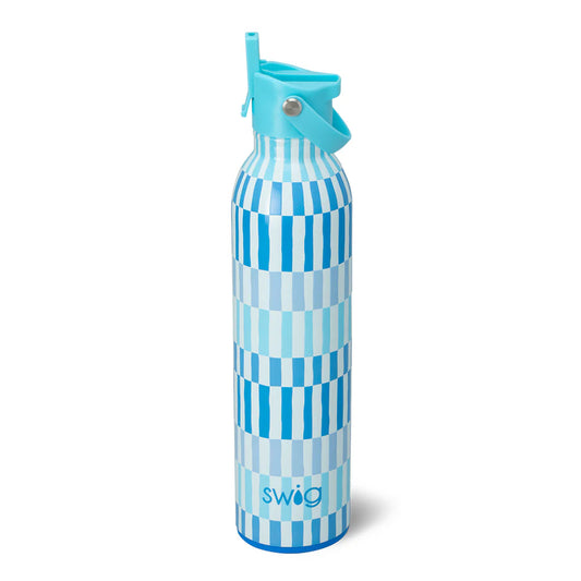 Glacier Stripe Flip + Sip Bottle 26oz