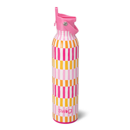Sherbet Stripe Flip + Sip Bottle 26oz