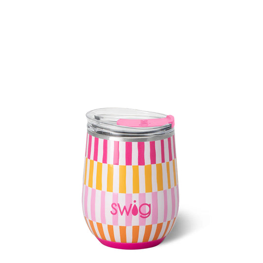 Sherbet Stripe Stemless Wine Cup 12oz