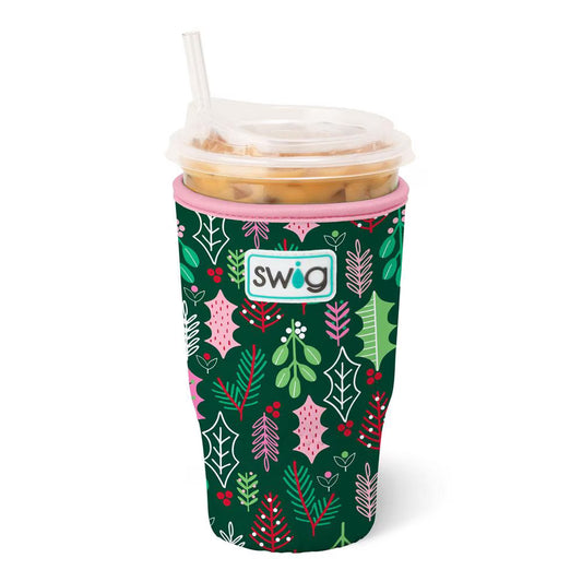 Merry Mistletoe Large  Iced Cup Coolie