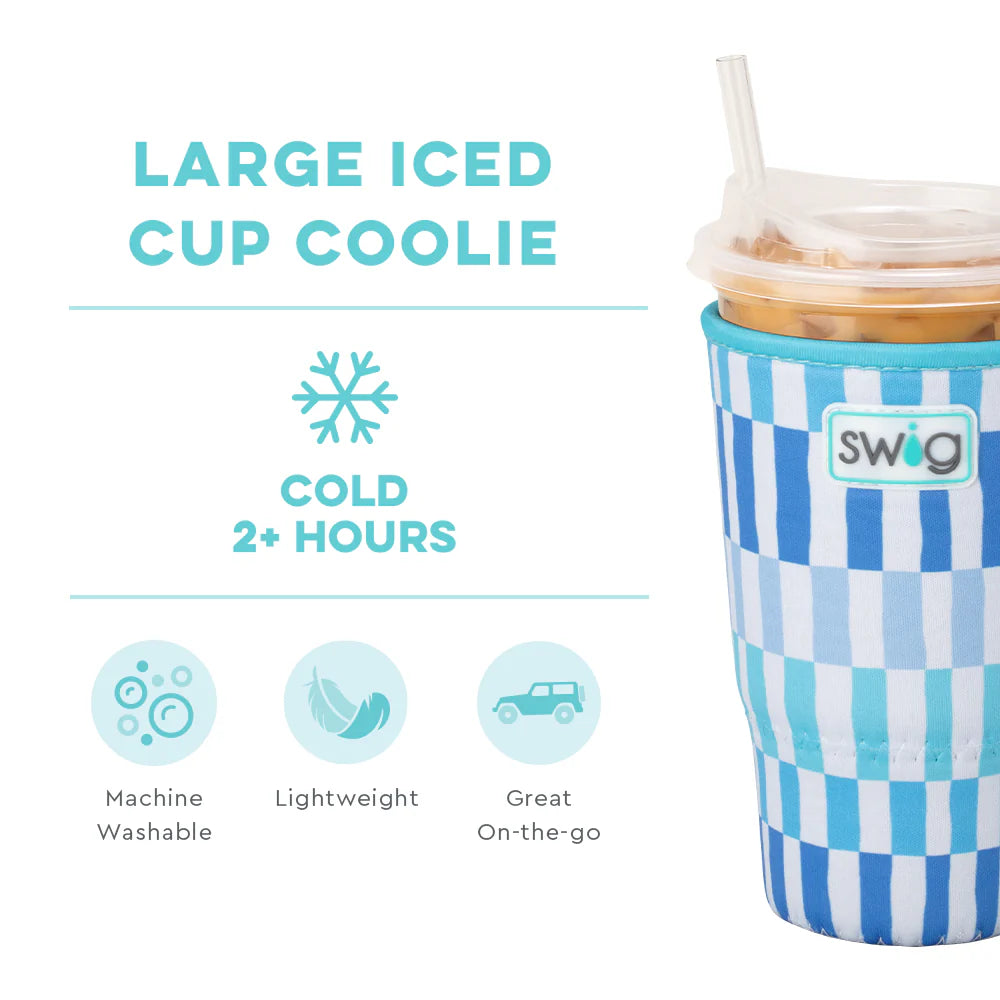 Glacier Stripe Large Iced Cup Coolie