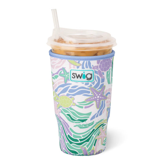 Sea Swirl Large Iced Cup Coolie
