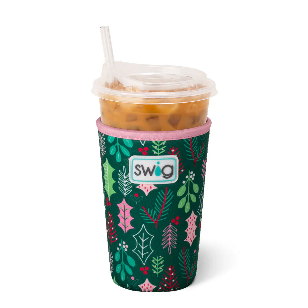 Merry Mistletoe Medium Iced Cup Coolie