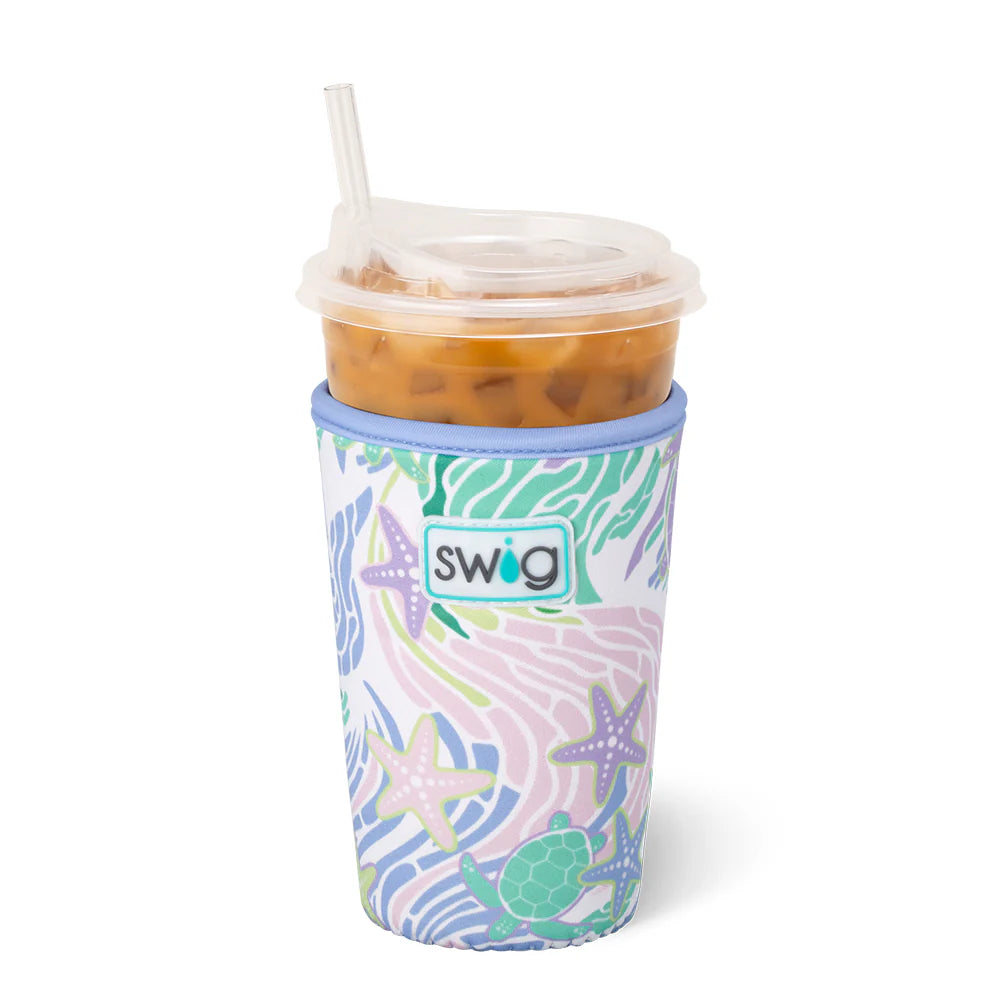 Sea Swirl Medium Iced Coolie