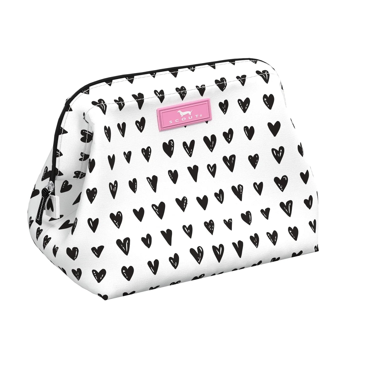 Little Big Mouth Medium Makeup Bag - Pop Heart