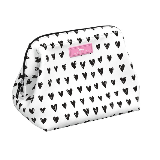 Little Big Mouth Medium Makeup Bag - Pop Heart