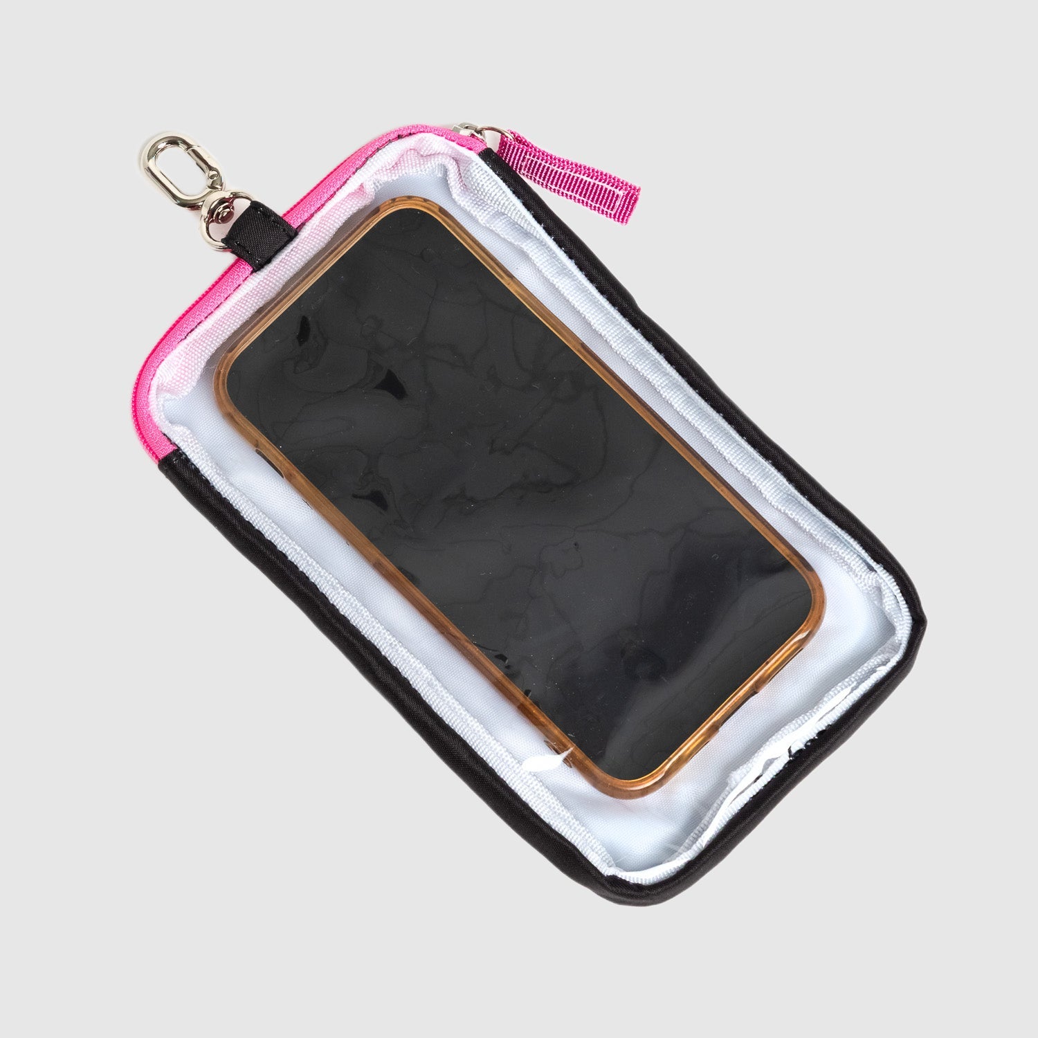 Call Me Maybe Phone Pouch - Black detail