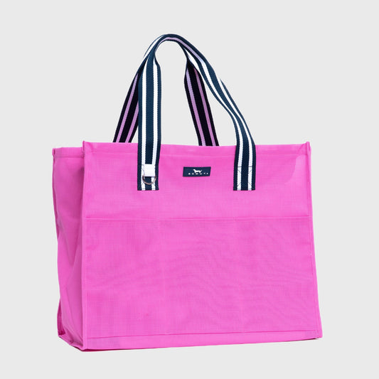 Extended Stay Tote - Red Violet Woven