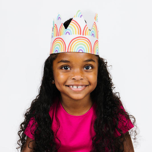 Rainbow Crown for Dress Up: "It will brighten your day!"
