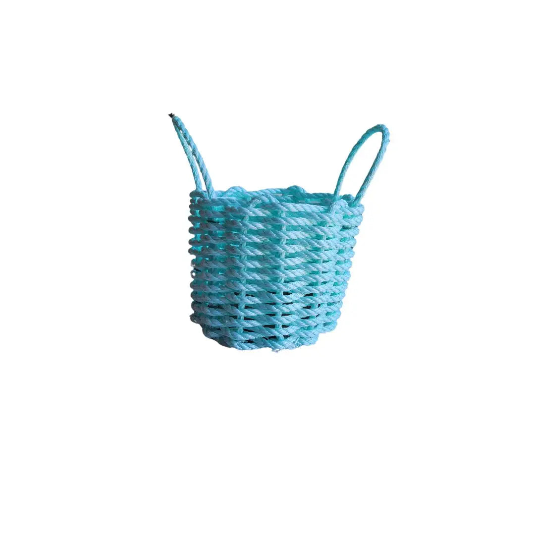 Solid, Single Color Maine Lobster Rope Basket, Handmade
