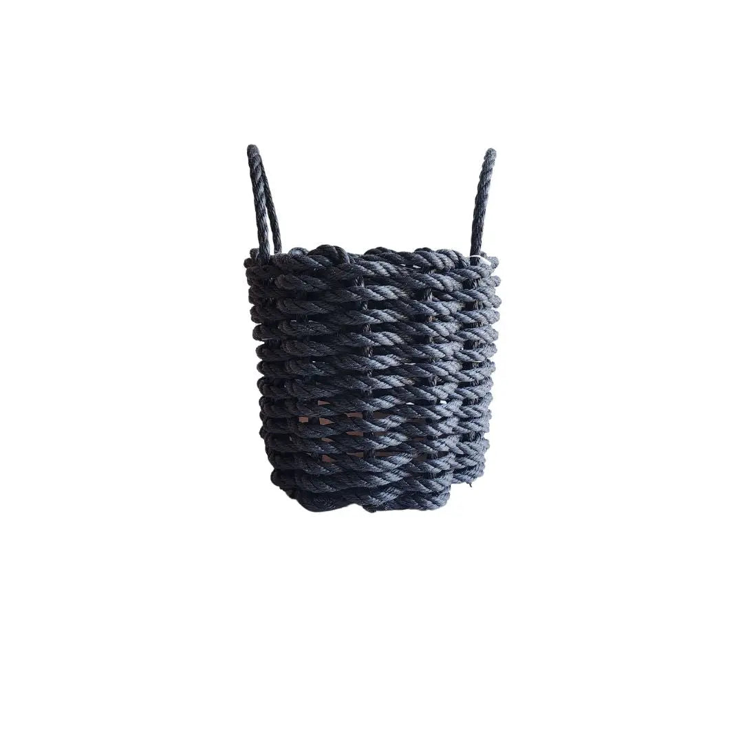 Solid, Single Color Maine Lobster Rope Basket, Handmade