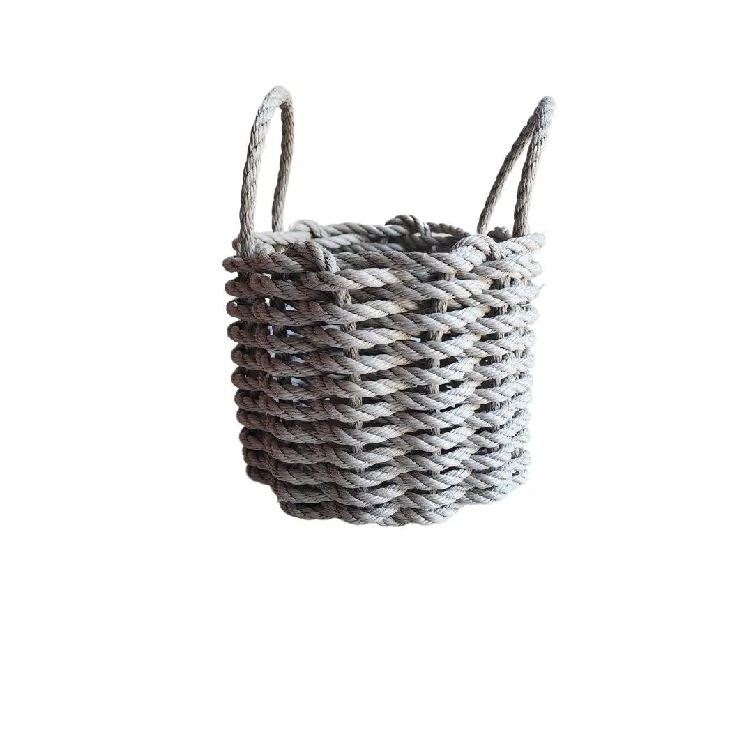 Solid, Single Color Maine Lobster Rope Basket, Handmade