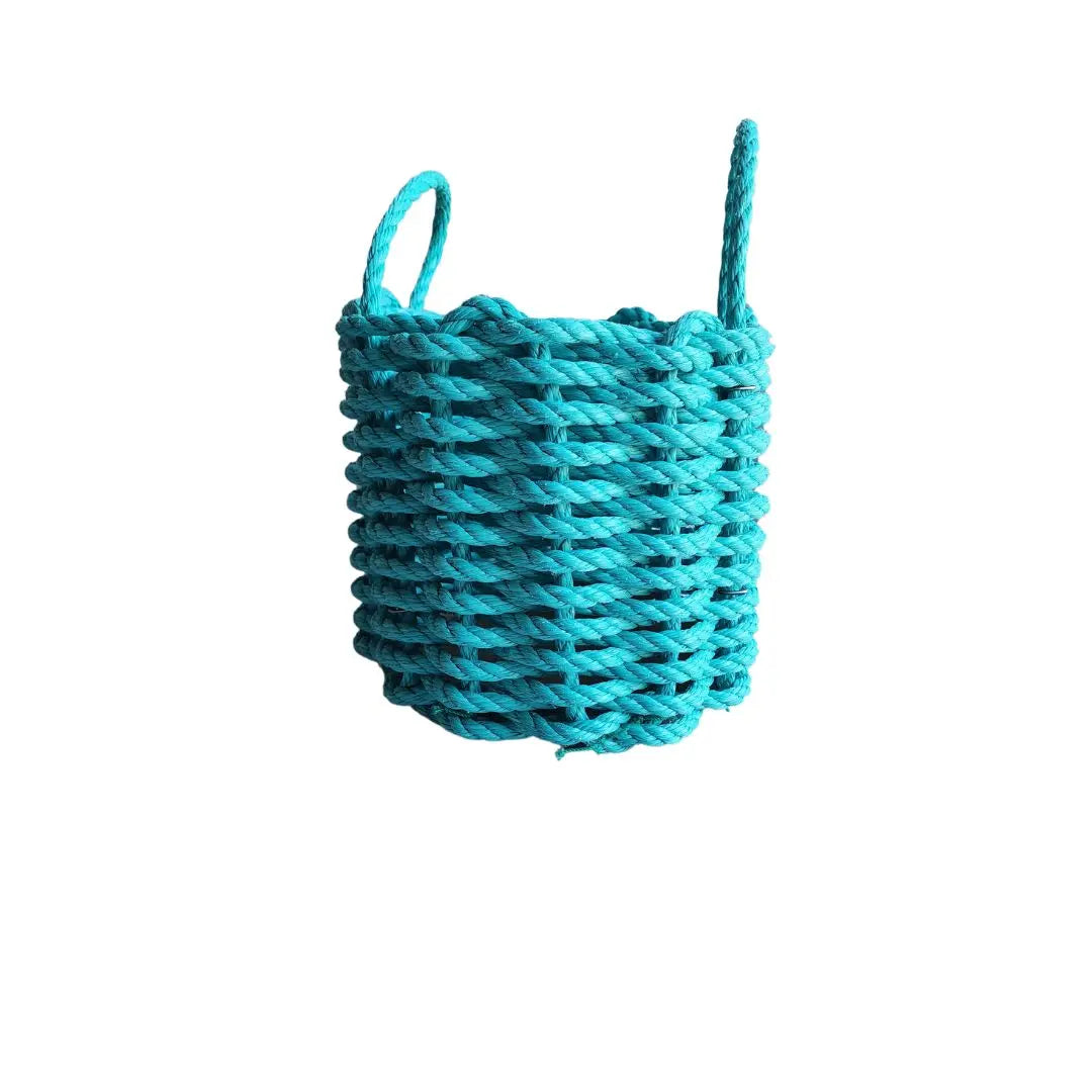Solid, Single Color Maine Lobster Rope Basket, Handmade
