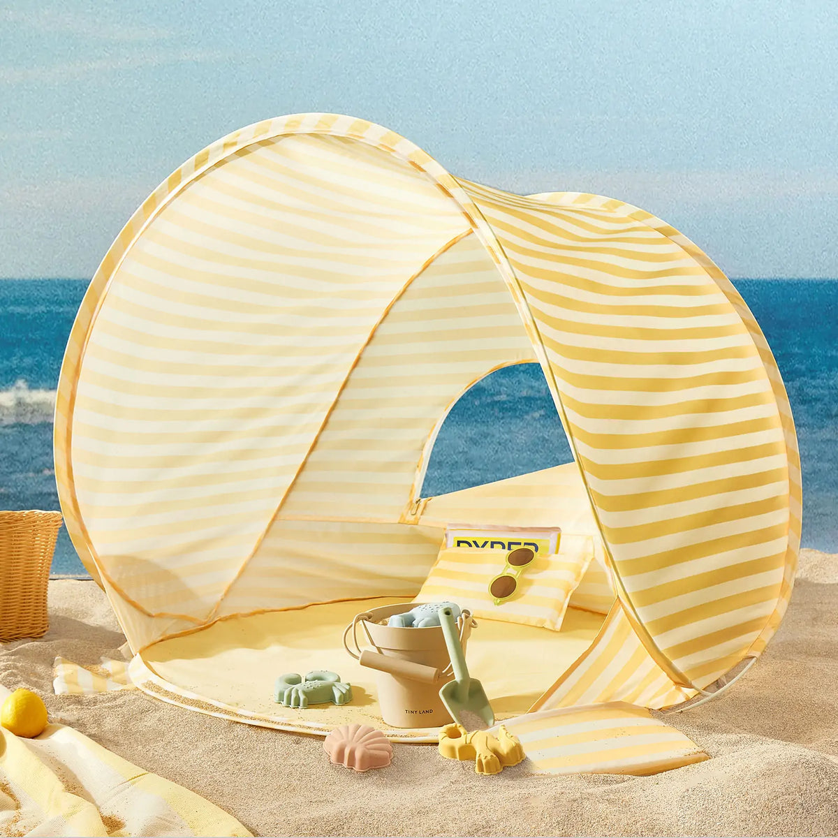 Tiny Land® One-Stop Beach Toy & Tent Set