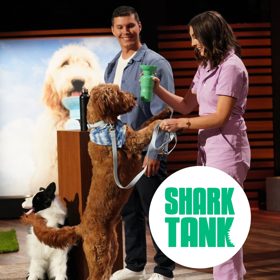 20oz Flip Springer Dog Travel Water Bottle