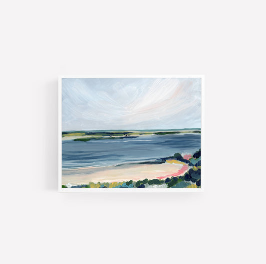 Chatham Bars View, Unframed Print on Flat Canvas: 4 x 6